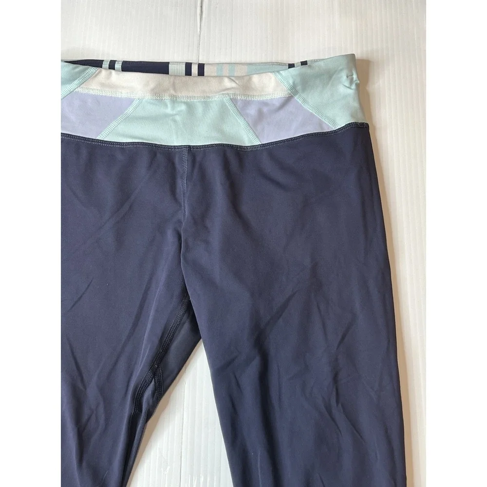 Lululemon Run: Inspire Crop II Leggings Cadet Blue Size 6